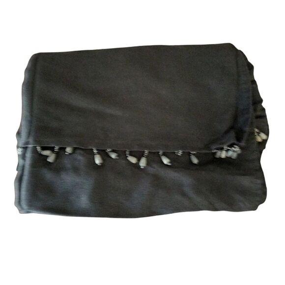 3 Moody Goth Black and Grey Velvet 82" Length Curtains Panels - Picture 2 of 16